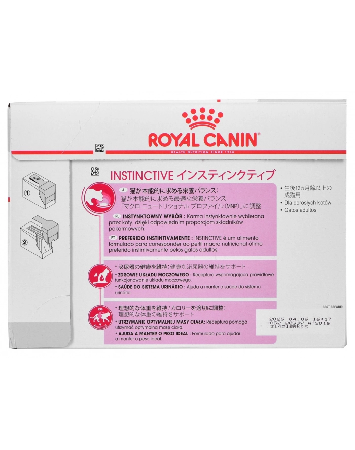 Karma ROYAL CANIN Instinctive Adult sos 12x85G główny