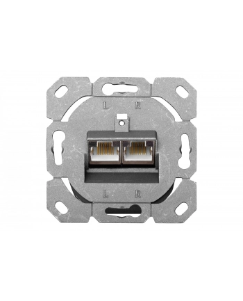 Gniazdo natynkowe DIGITUS 2x RJ45 ekranowane  kat. 6