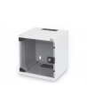 Szafa wisząca DIGITUS jednosekcyjna 10'' 6U 330x312x300mm, drzwi szklane, szara (RAL7035), zmontowana - nr 13