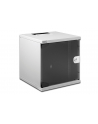 Szafa wisząca DIGITUS jednosekcyjna 10'' 6U 330x312x300mm, drzwi szklane, szara (RAL7035), zmontowana - nr 9