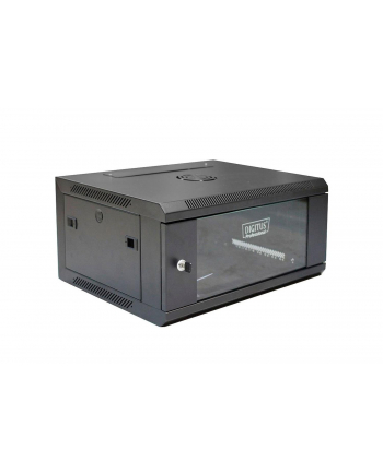 Szafa wisząca DIGITUS 19'' 4U 600/450 (RAL 9004)) nr 1