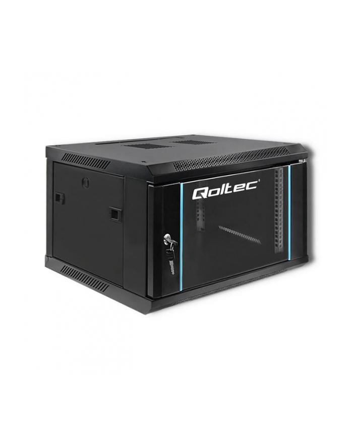 Szafa RACK Qoltec 19'' | 6U | 600*370 główny