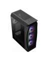 Aerocool One Frost Midi-Tower, Tempered Glass - czarny - nr 7