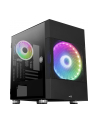 Aerocool Atomic v1 Midi-Tower, ARGB, Tempered Glass - czarny - nr 1