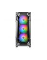 Antec Dark Fleet DF600 FLUX Midi-Tower, RGB, Tempered Glass - czarny - nr 12