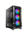 Antec Dark Fleet DF600 FLUX Midi-Tower, RGB, Tempered Glass - czarny - nr 63