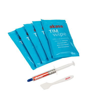 Akasa TIM Wipe Kit Chusteczki do czyszczenia + Pasta termiczna nr 1