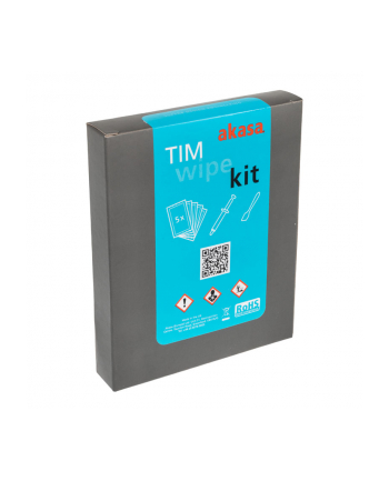 Akasa TIM Wipe Kit Chusteczki do czyszczenia + Pasta termiczna nr 2