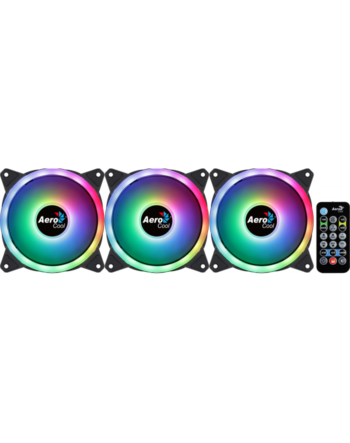 Aerocool Duo 12 Pro ARGB LED Fan, 3er Pack include Controller - 120mm główny