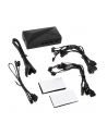 King Kits Noiseblocker NB-eLoop X B12-P ARGB, PWM - 120mm, biały + ARGB 8x Port Hub - 3er Set - nr 8