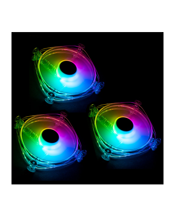 Lamptron Icecloud+ ARGB 120 Triple PWM Fan Kit - transparent