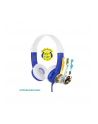 Słuchawki z mikrofonem BuddyPhones Connect Blue dla Dzieci 85dB - nr 1