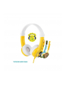 Słuchawki z mikrofonem BuddyPhones Connect Yellow dla dzieci 85dB - nr 1