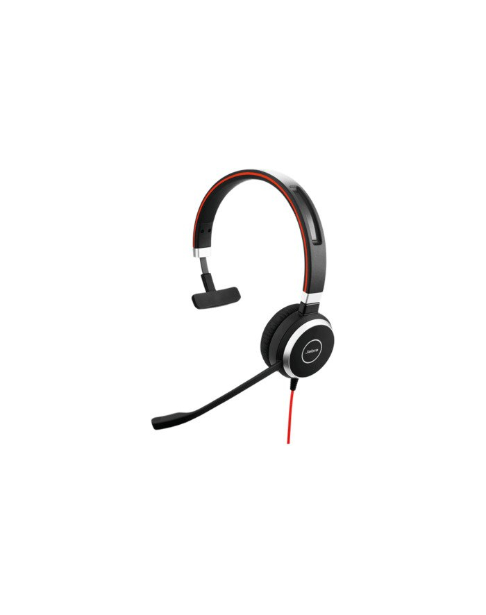 Słuchawki przewodowe z mikrofonem Jabra Evolve 40 MS Mono, USB-A czarne główny