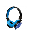 Słuchawki stereo LogiLink HS0049BL składane, niebieskie - nr 2