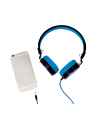 Słuchawki stereo LogiLink HS0049BL składane, niebieskie - nr 3