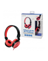Słuchawki stereo LogiLink HS0049RD składane, czerwone - nr 3