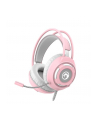 Słuchawki z mikrofonem Marvo HG8936 dla dziewczyny, pastelowy róż - nr 1