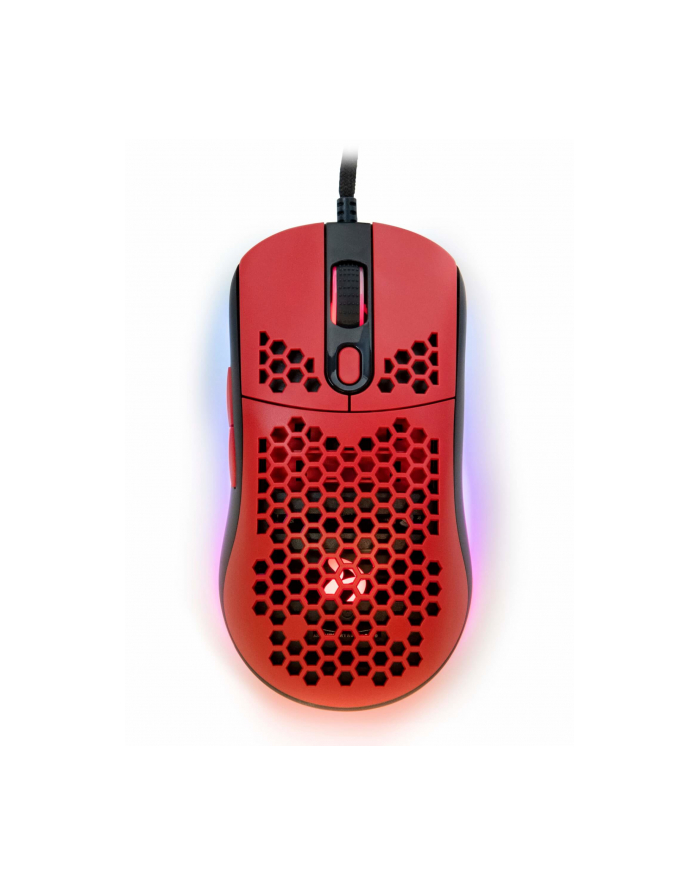 Arozzi Favo Ultra Light Mysz Gamingowa - czarny/czerwony główny