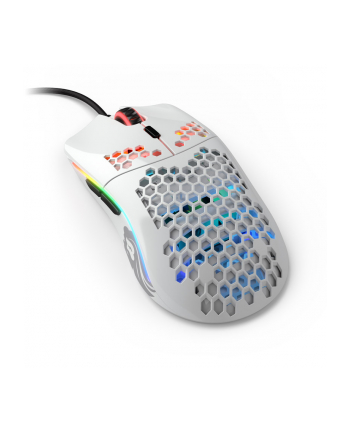 Glorious PC Gaming Race Glorious Model O (biały, glossy) + Bungee (biały) + Model O G-Skatez