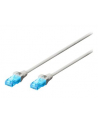 Patchcord DIGITUS UTP kat. 5e 1m PVC szary - nr 2