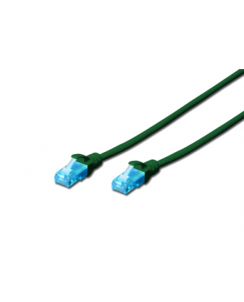 Patchcord DIGITUS UTP kat. 5e 3m PVC zielony