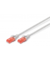 Patchcord DIGITUS UTP kat. 6 3m PVC szary - nr 2