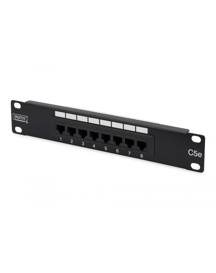 Patch panel DIGITUS 10'' 8x RJ45 S/FTP kat. 5e 1U główny