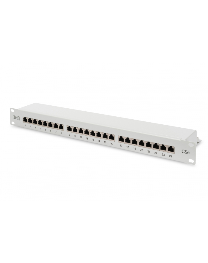 Patch panel DIGITUS 19'' 24x RJ45 S/FTP kat. 5e 1U główny