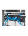 Organizer kablowy DIGITUS poziomy typu RING 10'' (254mm) 1U 44x254x60mm, szary (RAL 7035) - nr 7