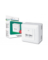 Gniazdo natynkowe DIGITUS 2x RJ45 ekranowane  kat. 6 - nr 4