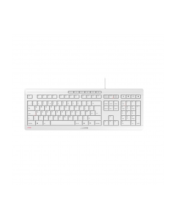 CHERRY STREAM KEYBOARD, keyboard (Kolor: BIAŁY / gray, US-English layout with (wersja europejska)RO symbol)
