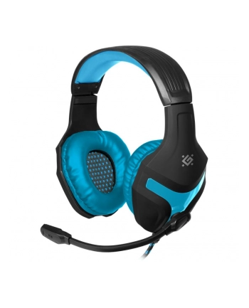 Słuchawki z mikrofonem Defender SCRAPPER 500 Gaming niebiesko-czarne + adapter 4 pin + GRA