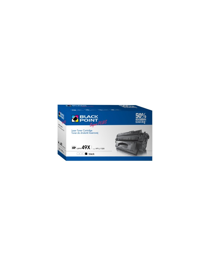 Toner Black Point Super Plus LBPPH49X | HP Q5949X | 7900 str | HP LJ 1160/1320 główny