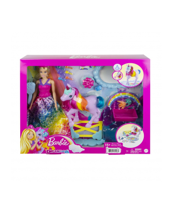 mattel Barbie księżniczka+jednorożec zestaw GTG01 /6