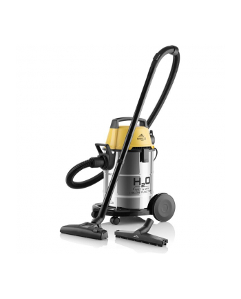 ETA Multi-purpose vacuum cleaner Barello ETA622290000 Bagged, Washing function, Wet suction, Power 1400 W, Dust capacity 6 L, Stainless steel/Yellow