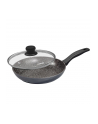 Stoneline Pan 7517 Frying Pan, Diameter 24 cm, Suitable for induction hob, Lid included, Fixed handle, Anthracite - nr 1