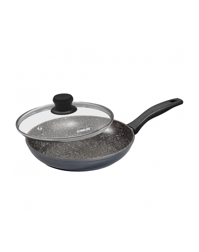 Stoneline Pan 7517 Frying Pan, Diameter 24 cm, Suitable for induction hob, Lid included, Fixed handle, Anthracite główny