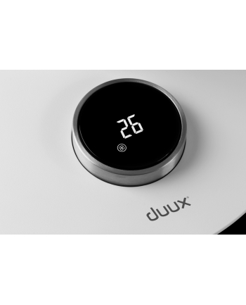 Duux Smart Fan Whisper Flex Smart Black with Battery Pack Stand Fan, Timer, Number of speeds 26, 2-22 W, Oscillation, Diameter 34 cm, White