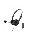 Energy Sistem Headset Office 2+ Black, USB and 3.5 mm plug, volume control, retractable boom mic. - nr 1