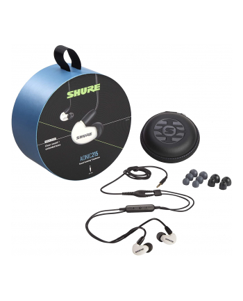 Shure SE215 Earphone, White W/MOD-EL:RMCE-UNI