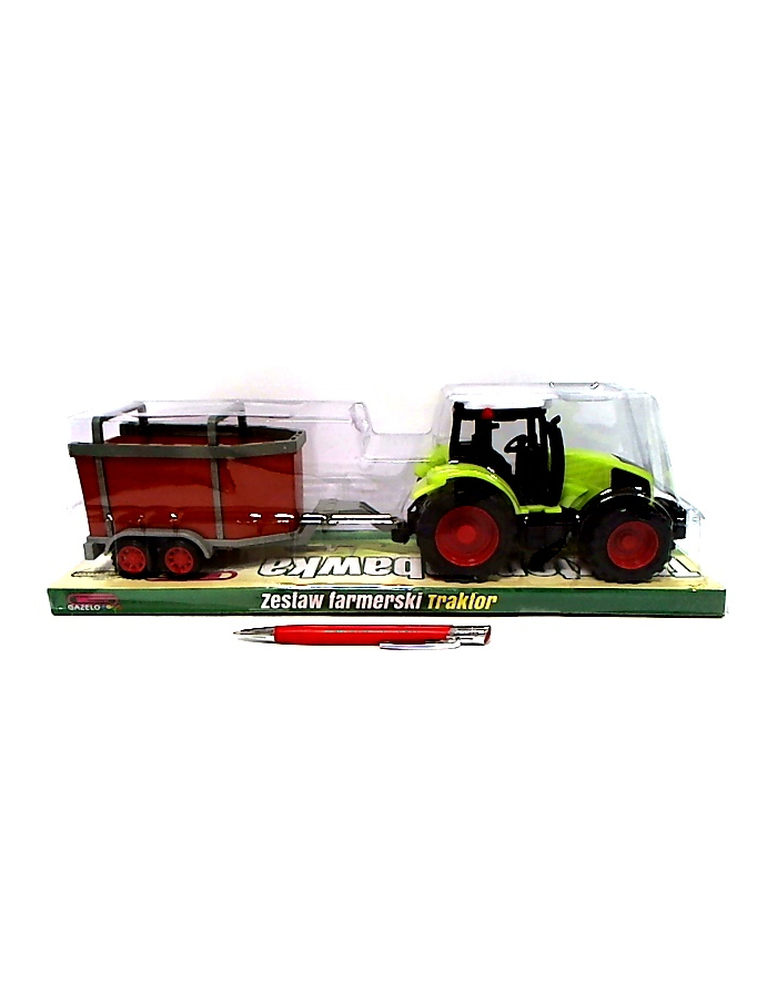 gazelo Traktor z przyczepą G175651 37415 główny
