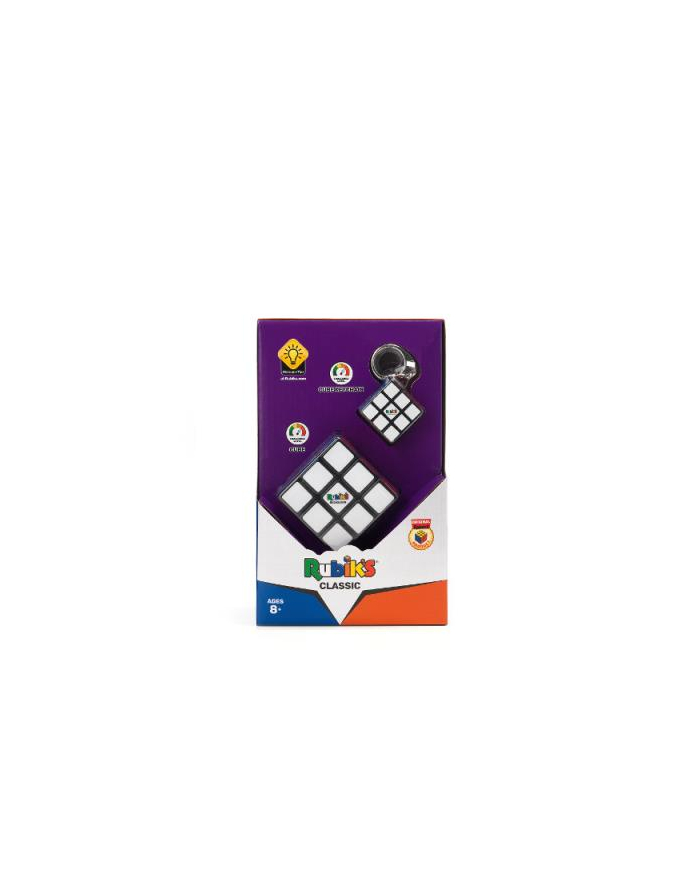 Kostka Rubika 3x3 + breloczek kostka 6062800 p6 Spin Master główny