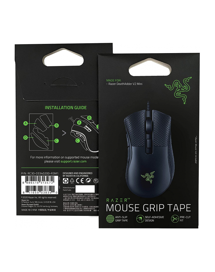 Razer Mouse Grip Tape for Razer DeathAdder V2 Mini Black główny