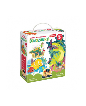 CzuCzu puzzle progresywne Dinozaury