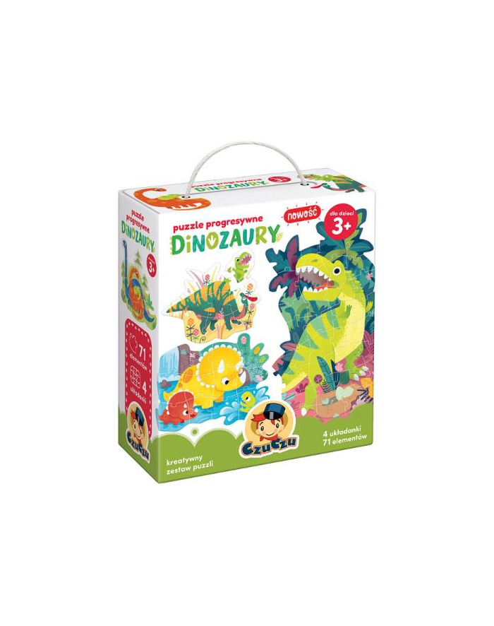 CzuCzu puzzle progresywne Dinozaury główny