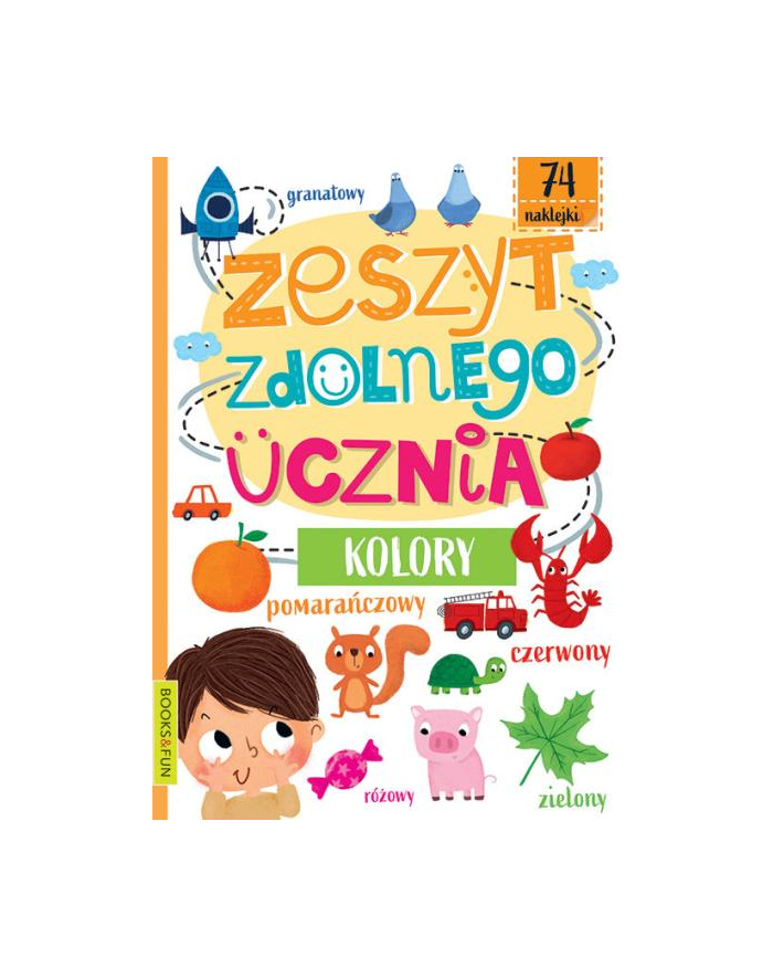 booksandfun Książeczka Zeszyt zdolnego ucznia Kolory Books and fun główny