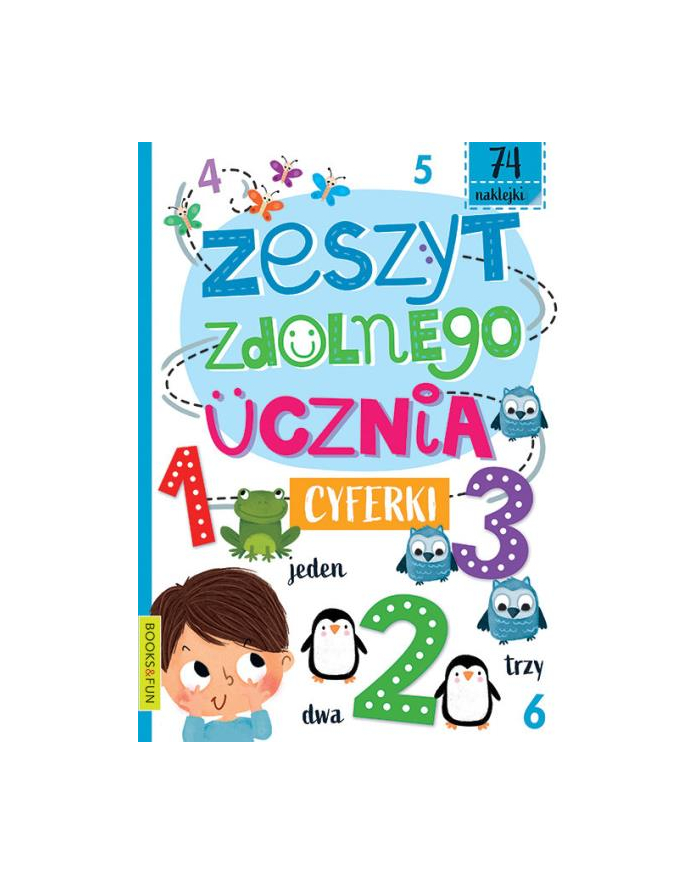booksandfun Książeczka Zeszyt zdolnego ucznia Cyferki Books and fun główny