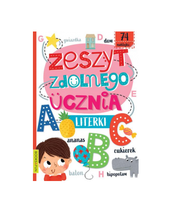 booksandfun Książeczka Zeszyt zdolnego ucznia Literki Books and fun
