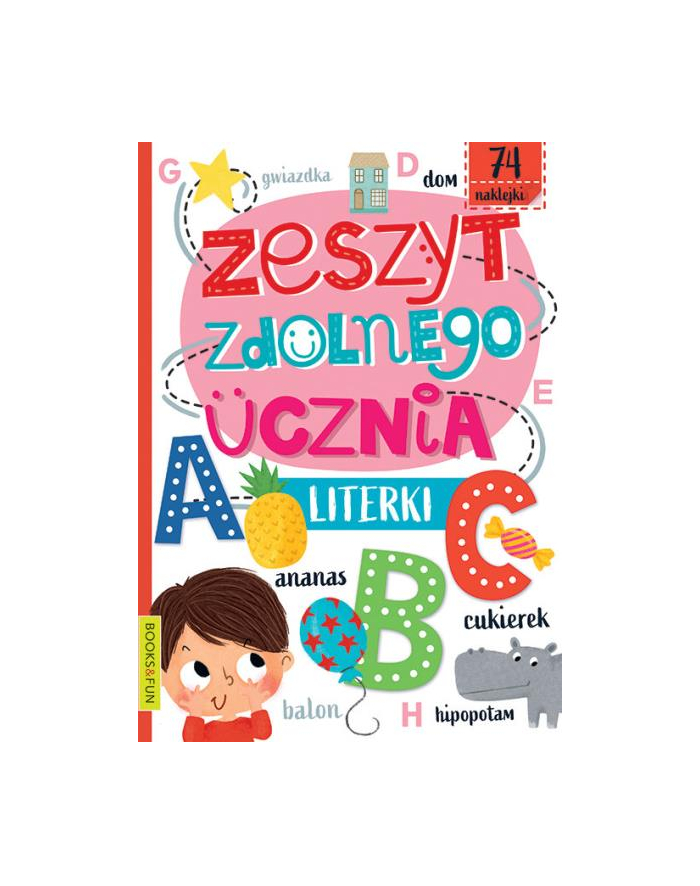 booksandfun Książeczka Zeszyt zdolnego ucznia Literki Books and fun główny